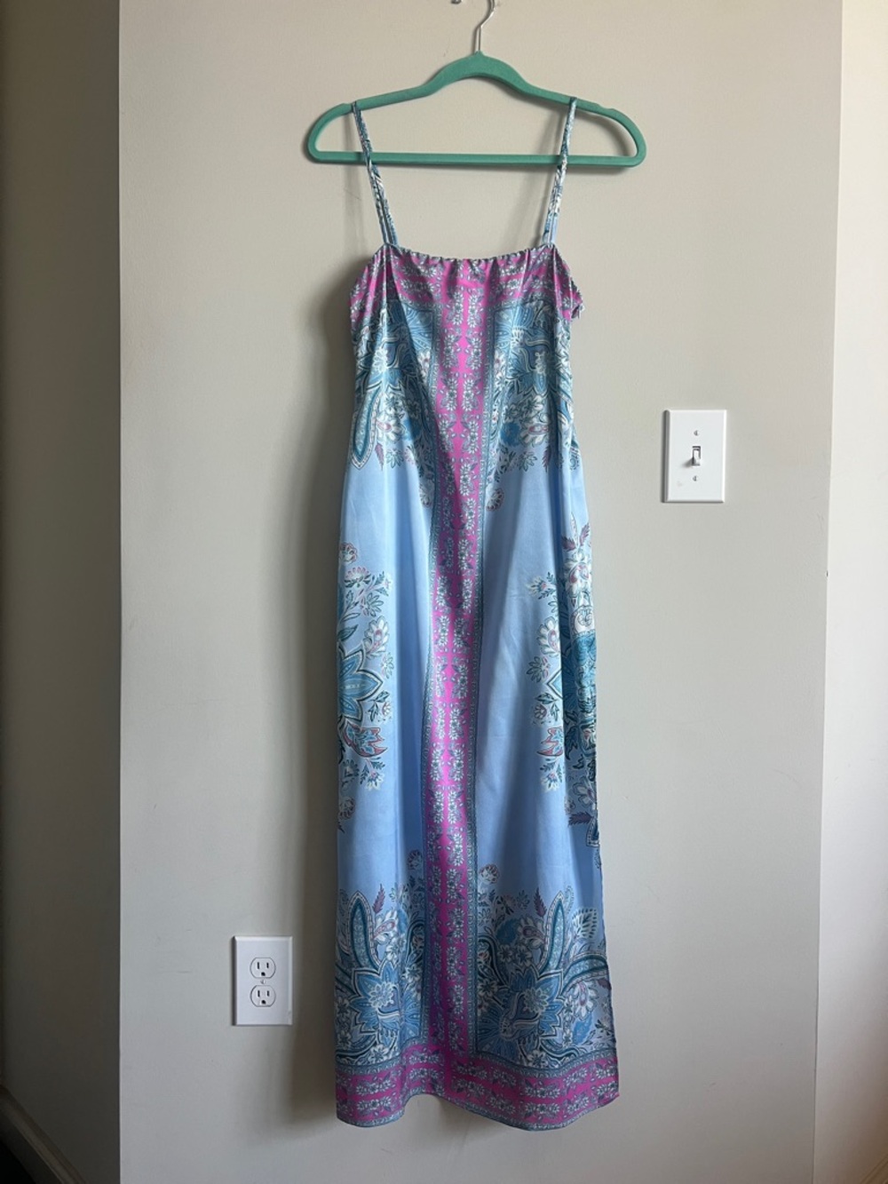 Gianni Bini Rayna Satin Printed Dress